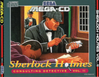 Sherlock Holmes Consulting Detective Vol. II PAL Sega Mega CD  box art